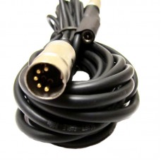 MIDI cable with socket for phantom power, 5m