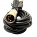 MIDI cable with socket for phantom power, 5m